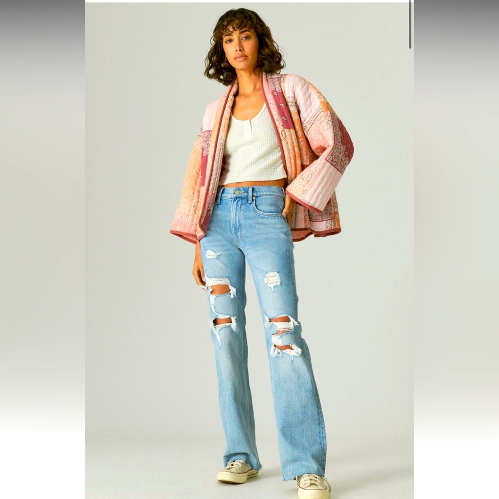 NWOT Lucky Brand Boyfriend Flare Jeans